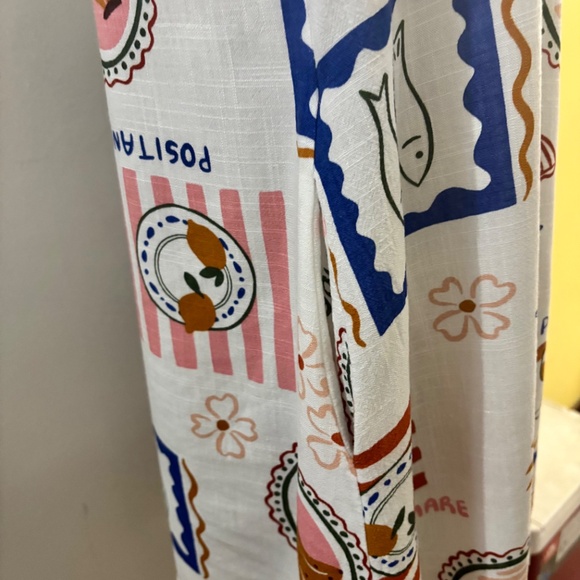 Paper Heart L Sleeveless Dress Aperol Spritz/Capri/Positano with POCKETS! - Picture 6 of 9